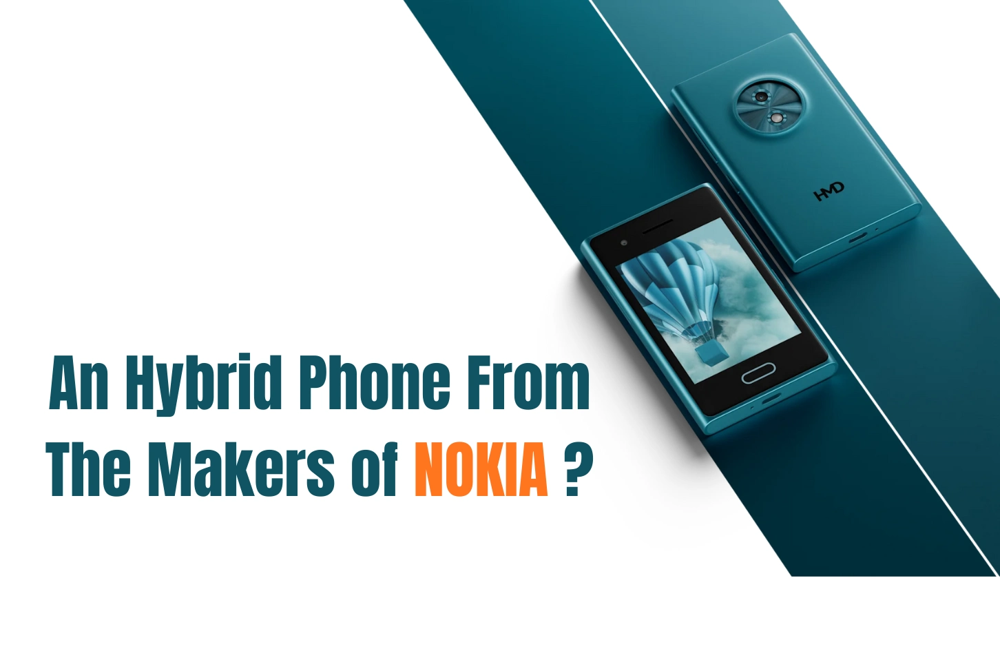 HMD hybrid phone front look