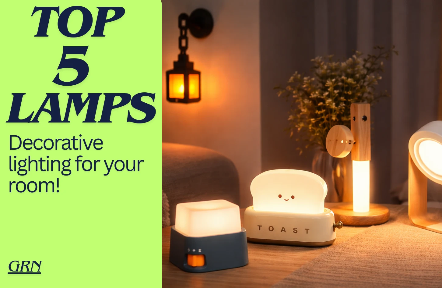 Top 5 lamps for decorating rooms