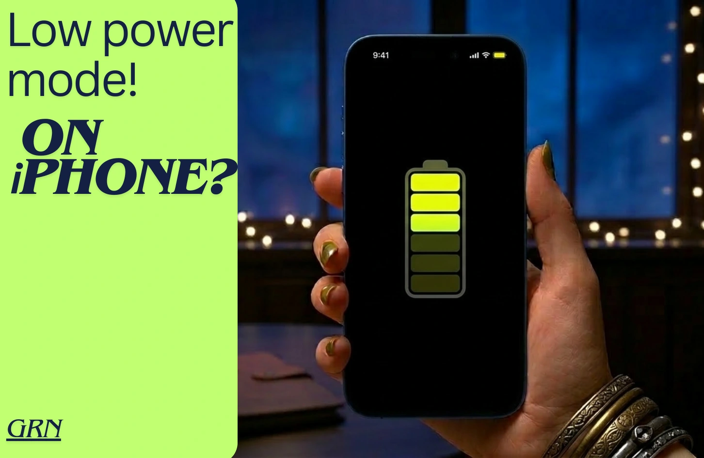 how to turn on low power mode on iPhone