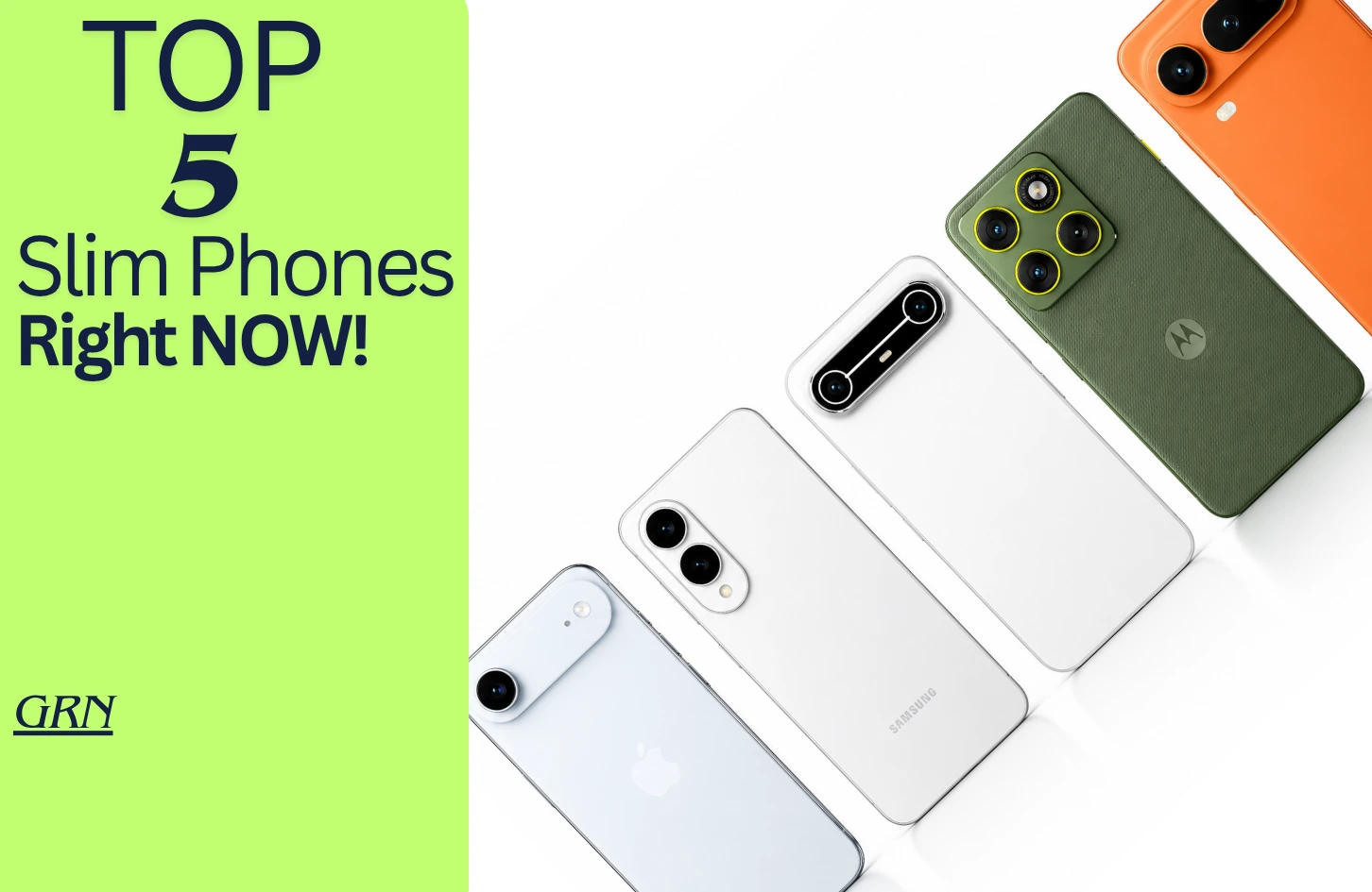 Image of top 5 slim phones